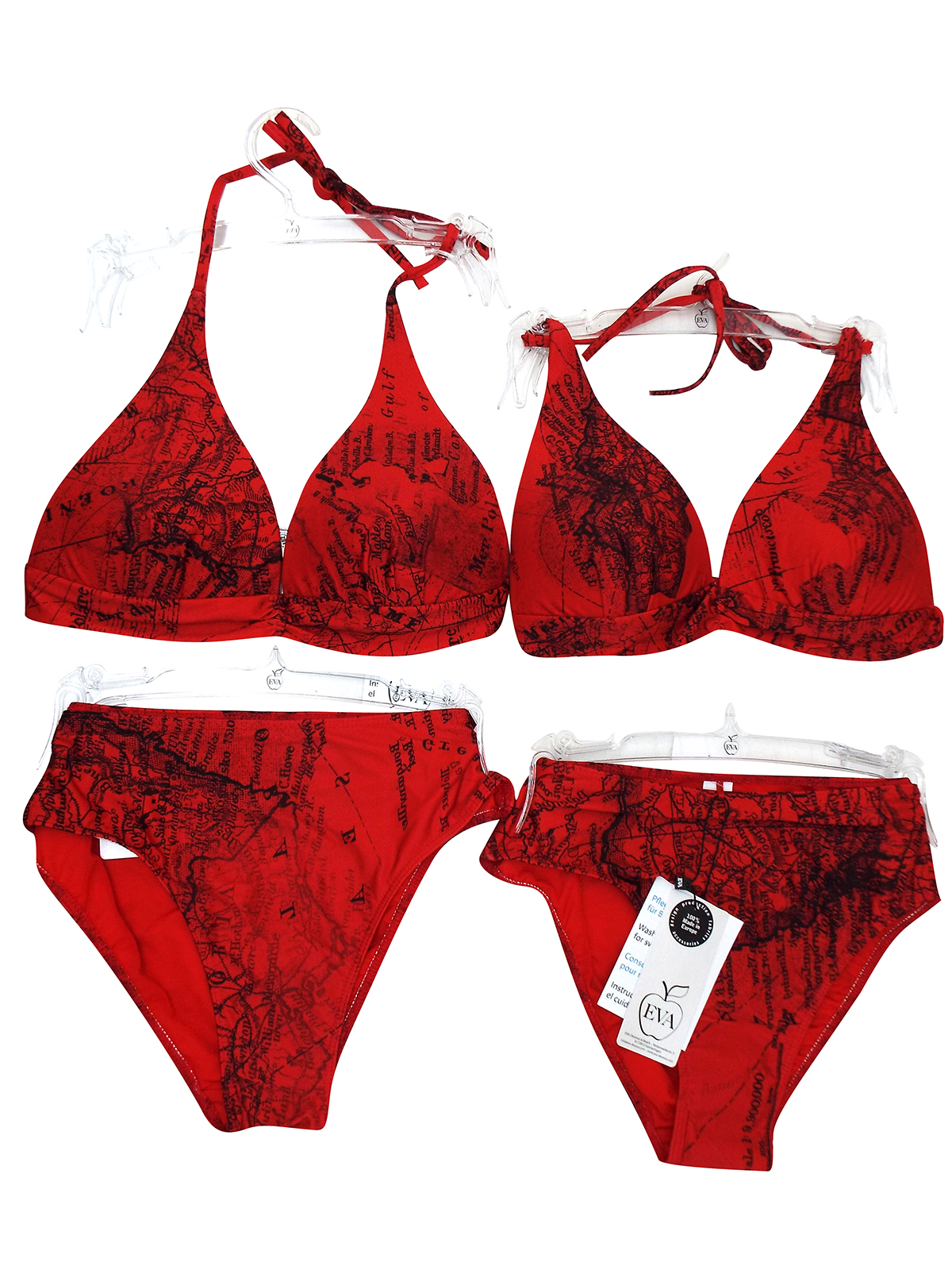 Naturana Naturana Assorted Plain Printed Bikini Sets Size