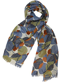 SS BLUE Printed Everyday Scarf