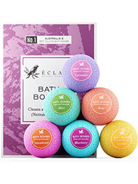 Natural Scents Essential Oils 6pc Aromatic Bath Bomb Gift Set
