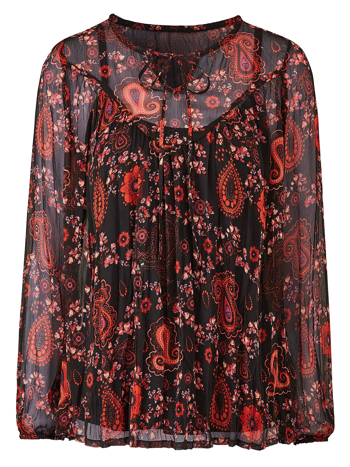 Bohemian Gypsy Embroidered Poncho Caftan Blouse Women Plus Size Loose Fit Blouse JIYA