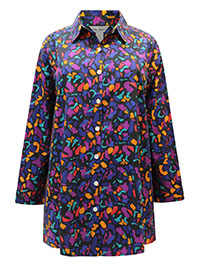 MULTI Printed Classic Big Shirt - Plus Size 16/18 to 40/42 (US 12/14 to 36/38)