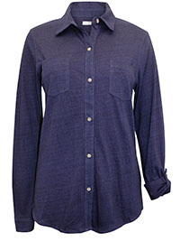 INK Pure Cotton Roll Sleeve Shirt - Size 10 to 14