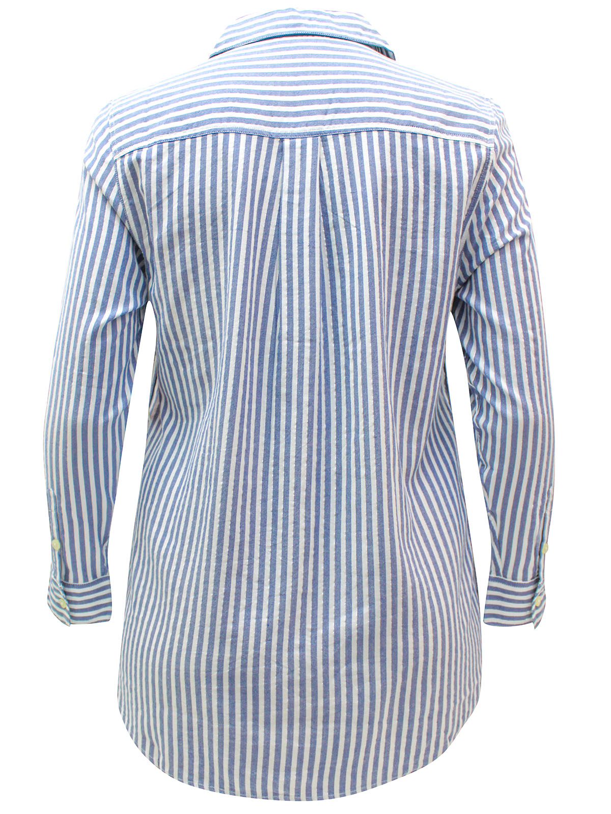 Molly & Isadora - - Molly & Isadora BLUE/WHITE Long Sleeve Metallic ...