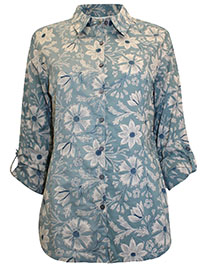 SS BLUE Larissa Shirt - Size 10 to 22