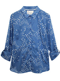 SS BLUE Murmuration Cornish Larissa Shirt - Size 10 to 18