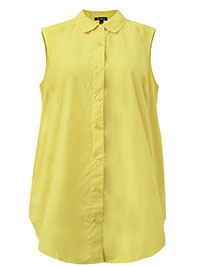 YELLOW Banana Perfect Sleeveless Shirt - Plus Size 14 to 38 (US 12W to 36W)
