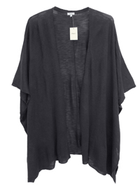 BLACK Oversized Knitted Open Front Cardigan - Fits Upto Size 22 BLACK Oversized Knitted Open Front Cardigan - Fits Upto Size 22