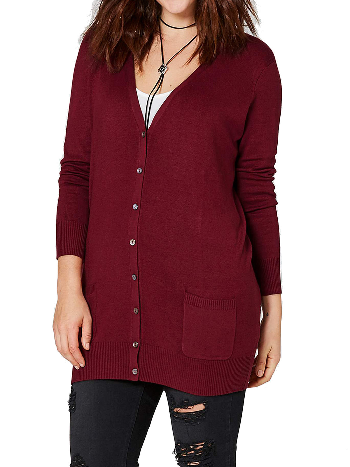 Capsule Capsule WINE Boyfriend Fit Cardigan Size 8/10 to 32/34
