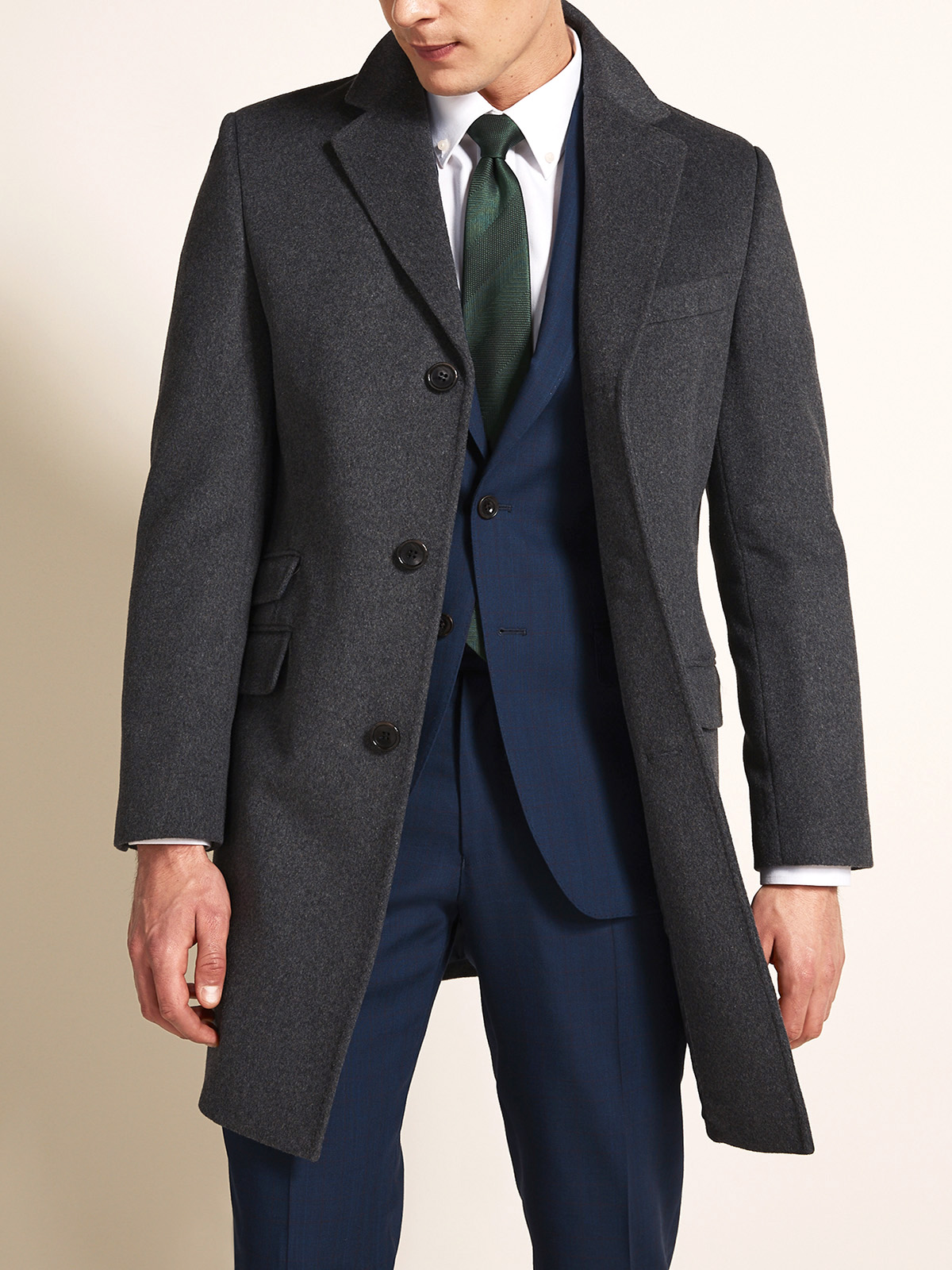 Wholesale Men's Suiting by Moss Bros - - Men M0SS Bros 1851 CHARCOAL ...