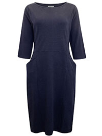 NAVY Textured Fit & Flare Dress - Size 6 to 24/26 (XS to XXL)