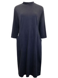 NAVY Hepburn Neck Textured Midi Shift Dress - Size 6 to 24/26 (XS to XXL)