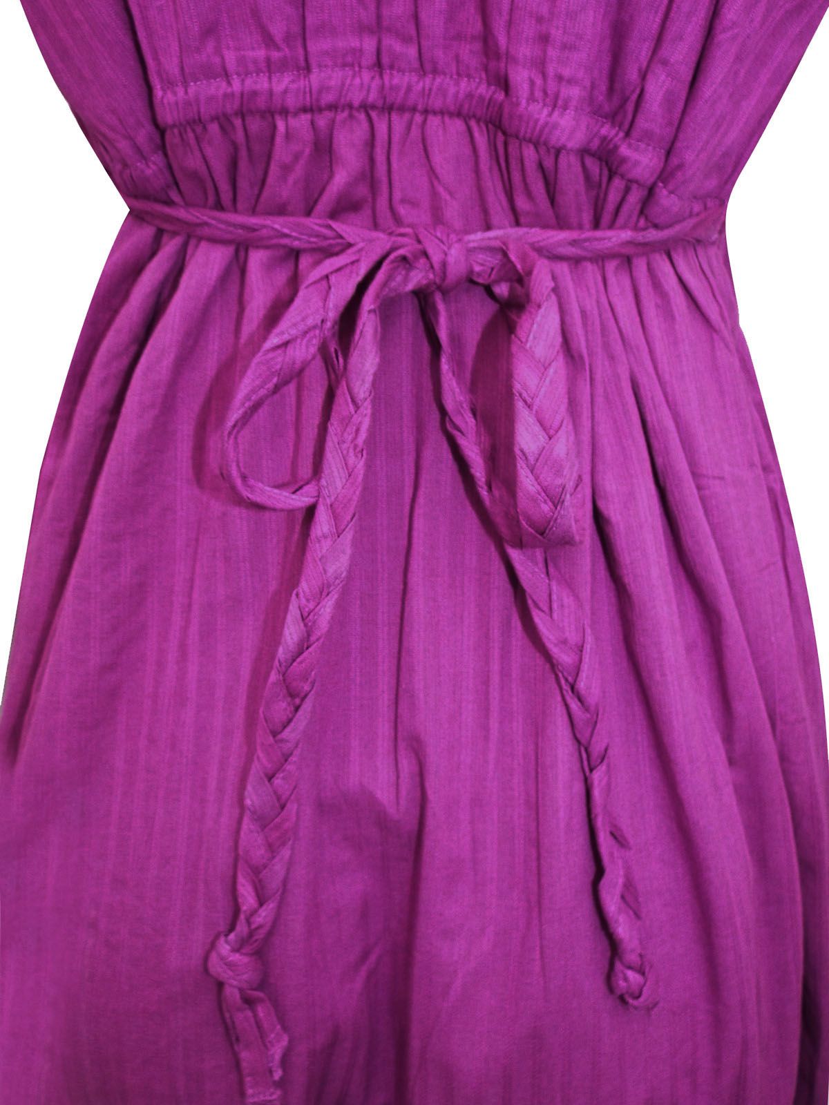 PURPLE Pure Cotton Gypsy Dress - Size 14 to 18