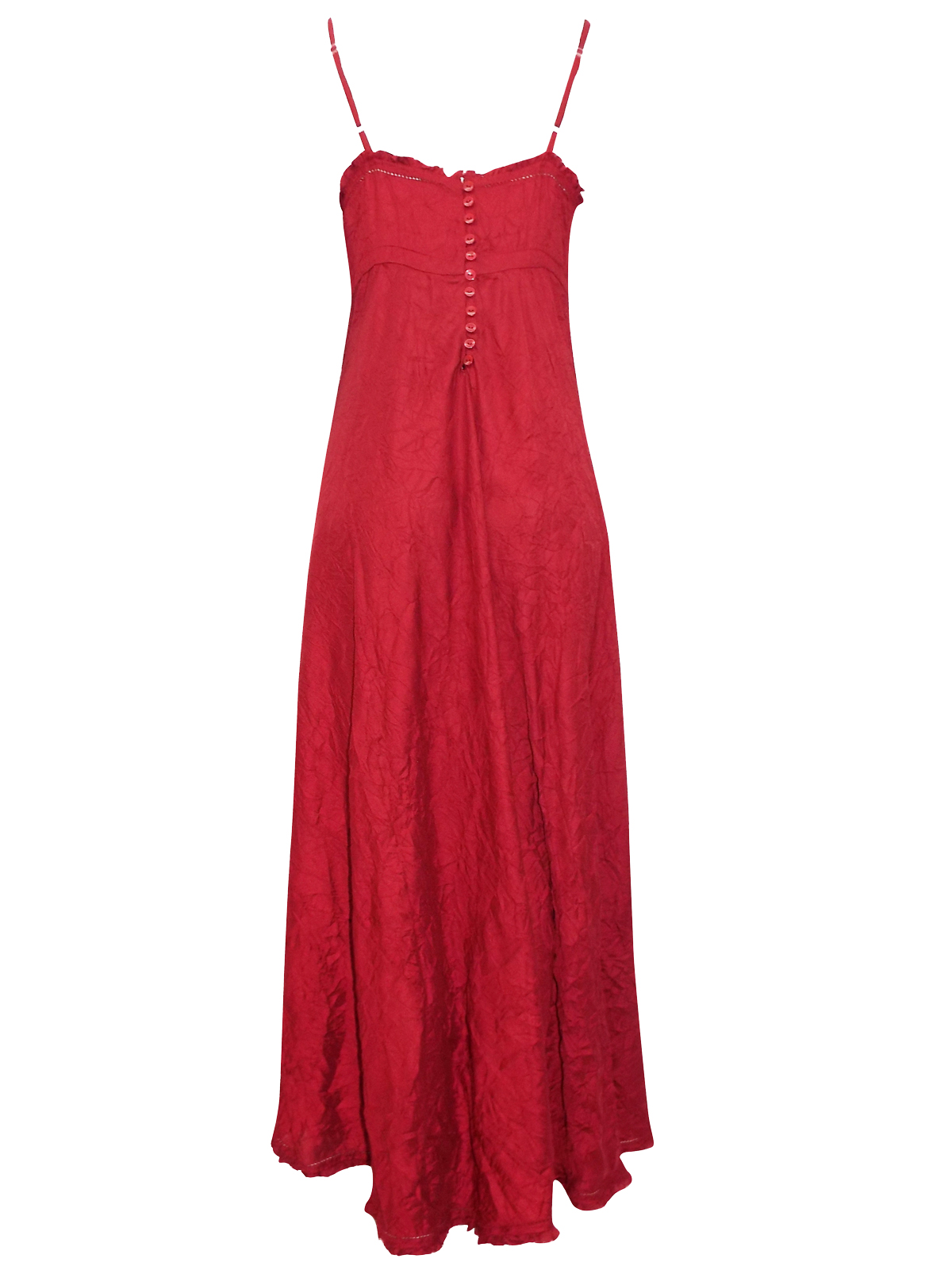 Milla - - Milla WINE Strappy Crushed Crinkle Maxi Dress - Size 10 to 22 ...