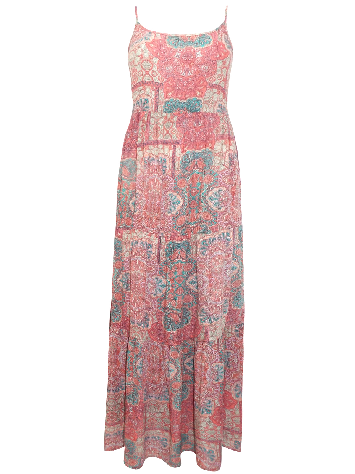 N3xt PINK Tile Patchwork Panelled Maxi Dress - Size 6 to 18 (Petite ...