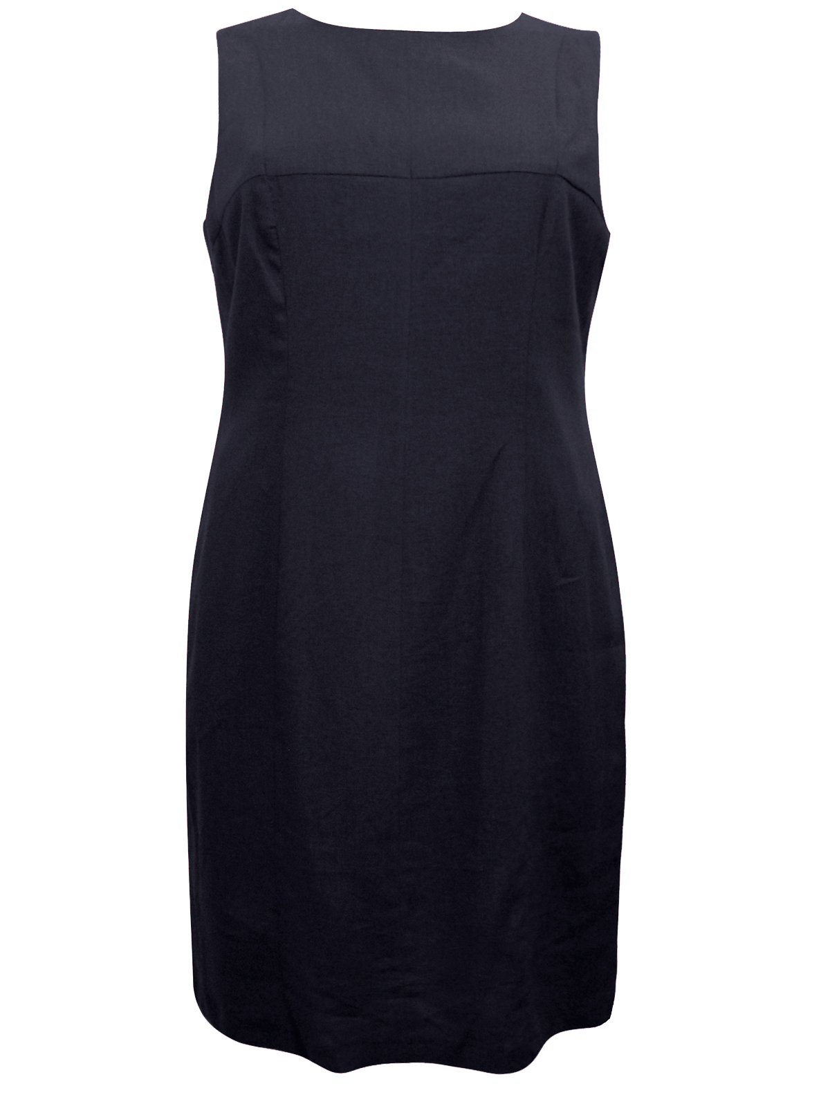 Karida - - Karida BLACK Linen Blend Sleeveless Panelled Shift Dress ...