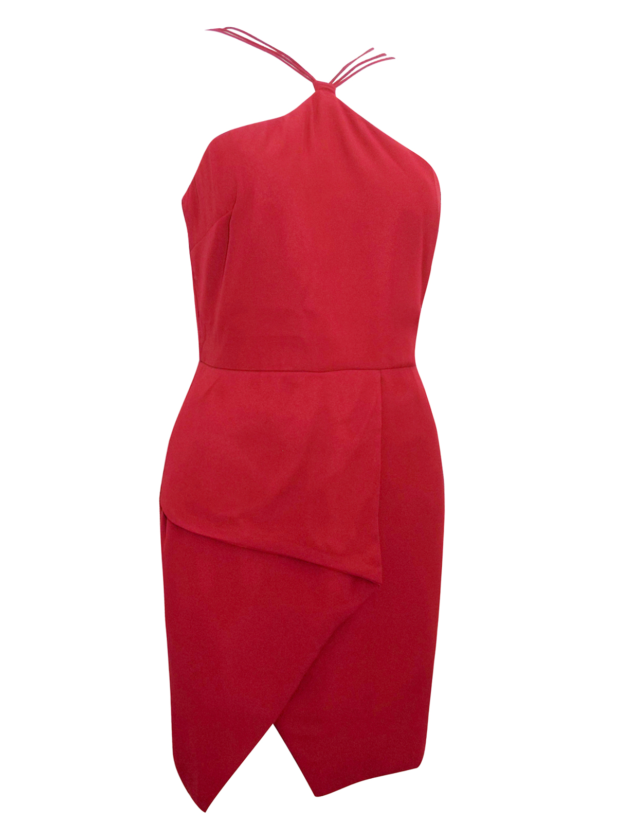 V Label London - - VLabel MAROON Brompton Mini Dress - Size 4 to 10