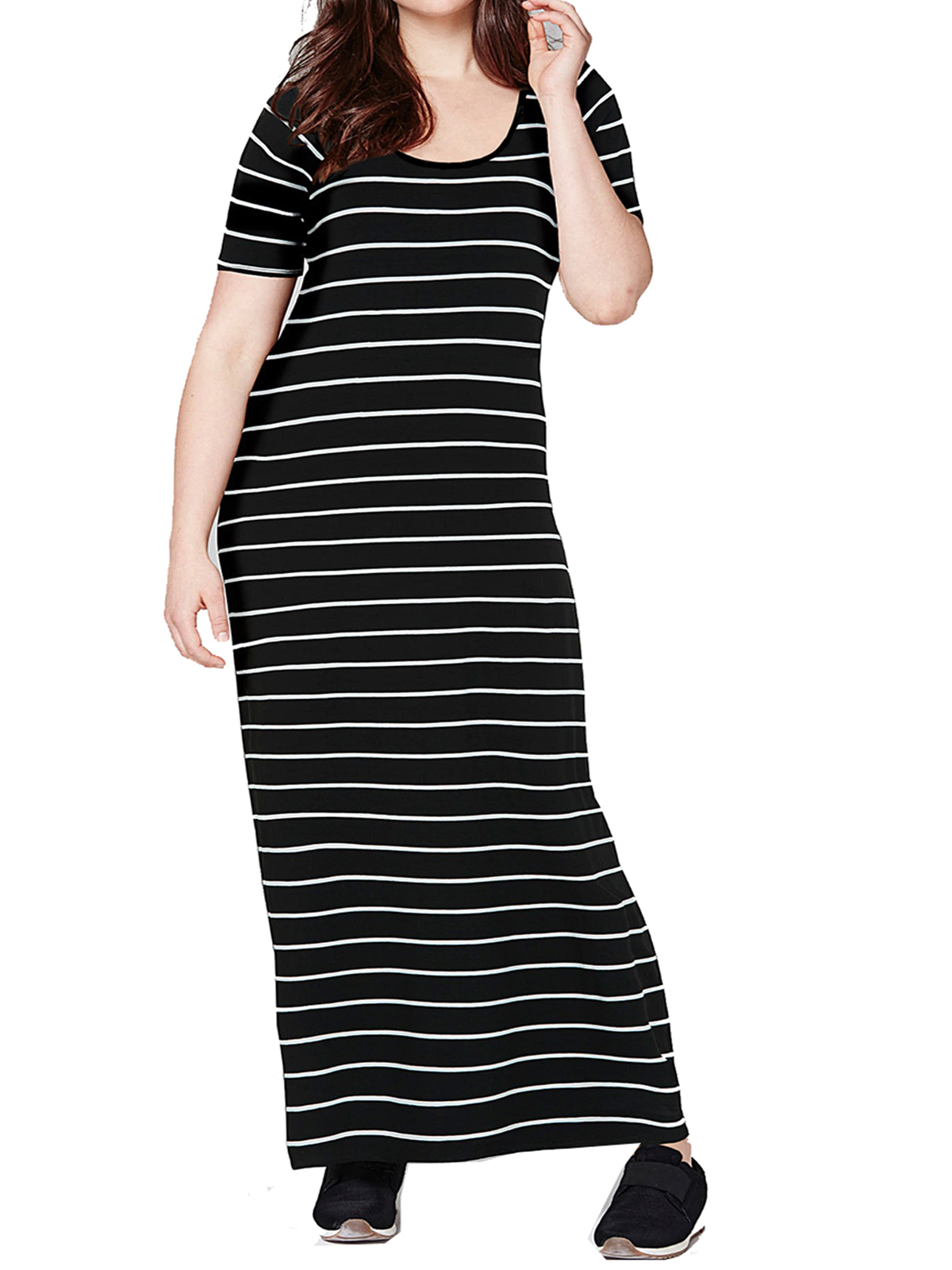 Plus Size wholesale clothing by simply be - - SimplyBe BLACK Stripe ...