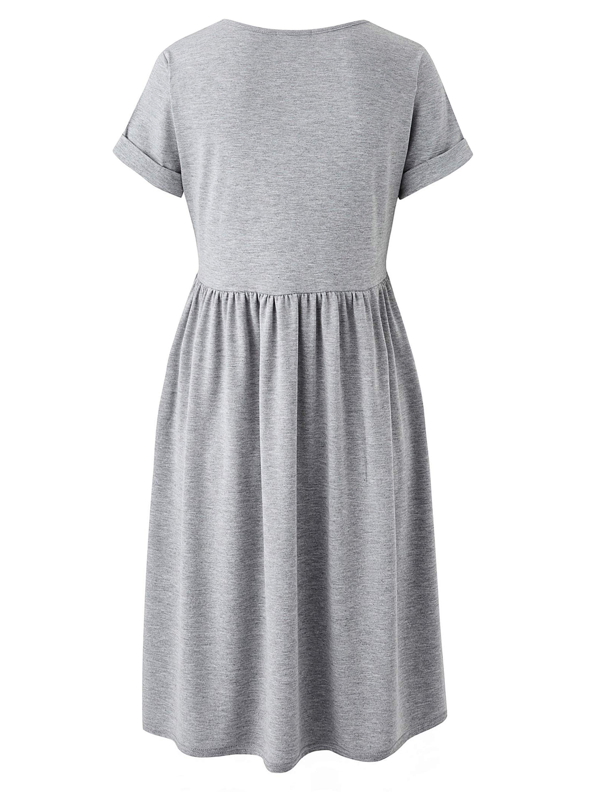grey babydoll dress