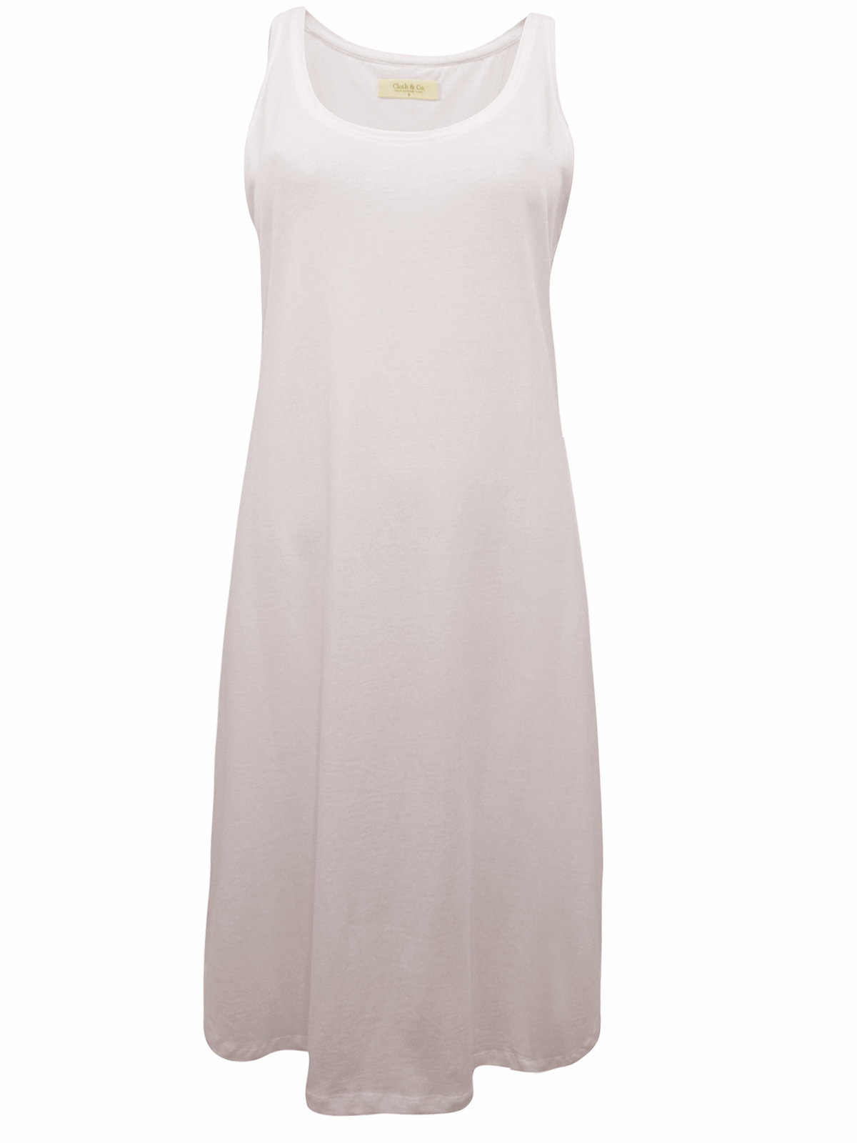 Cloth & Co - - Cloth&Co STONE Organic Cotton Sleeveless Vest Dress ...