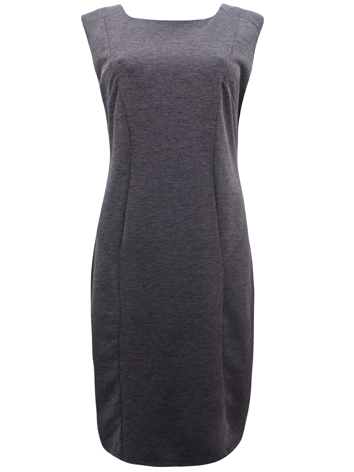Beales - - Beales GREY Sleeveless Panelled Shift Dress - Size 12 to 18