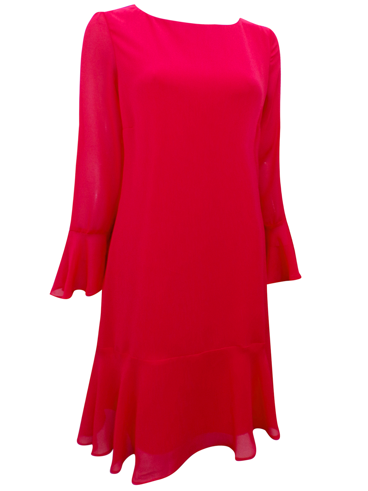 W4llis RED Flute Sleeve Shift Dress - Size 8 to 20