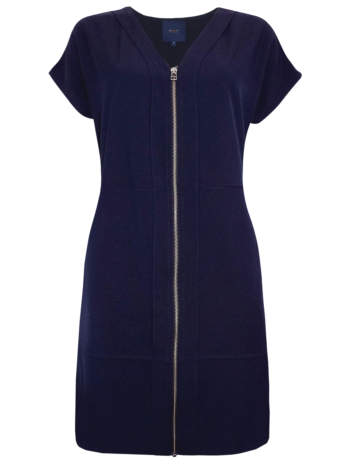 zip front shift dress