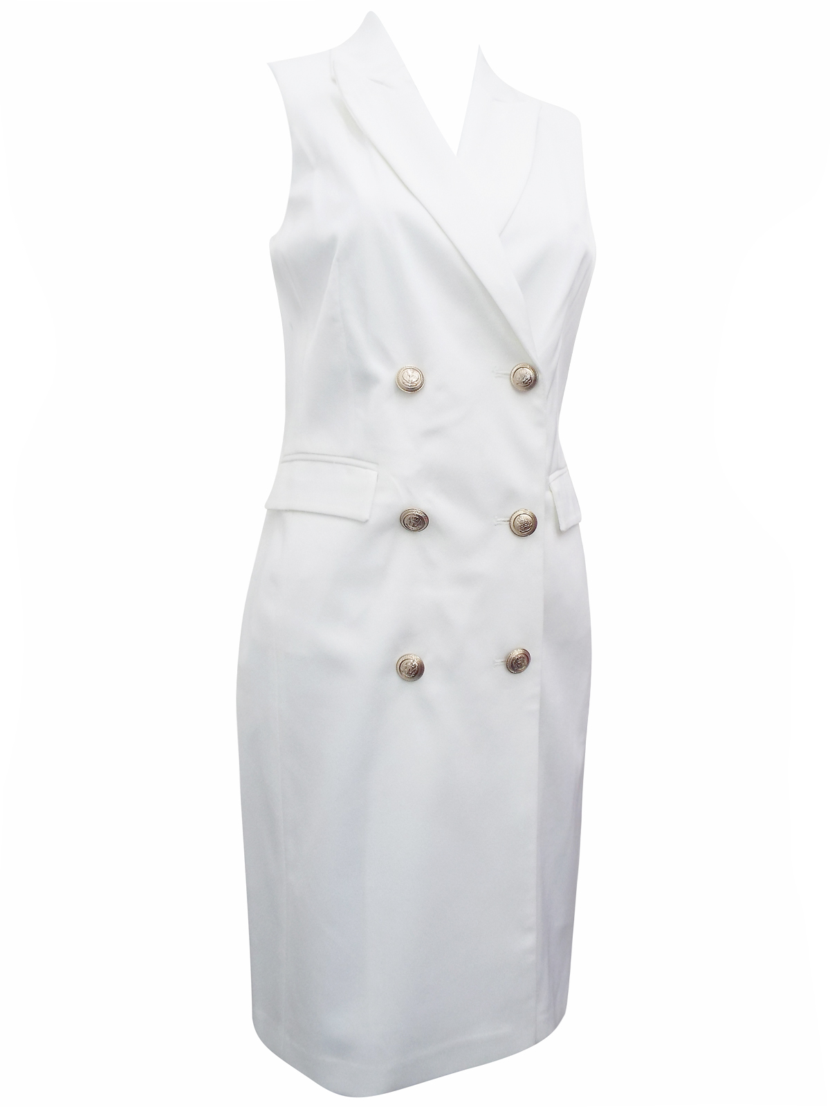 Julian McDonald - - IRREGULAR - D3benhams WHITE Double Breasted Blazer ...