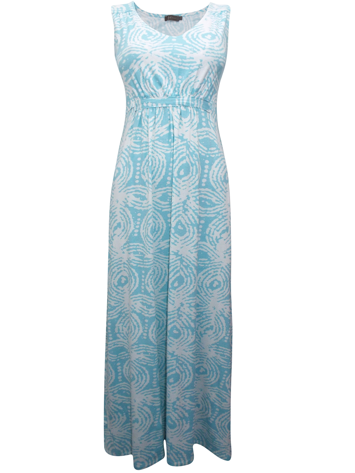 First Avenue MINT Sleeveless Floral Maxi Dress - Size 10 to 20