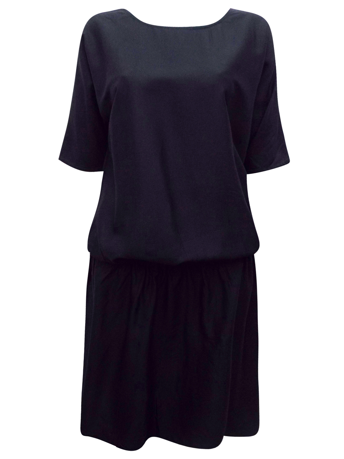 BPC Selection - - BPC BLACK Drop Waist Relax Jersey Dress - Plus Size ...