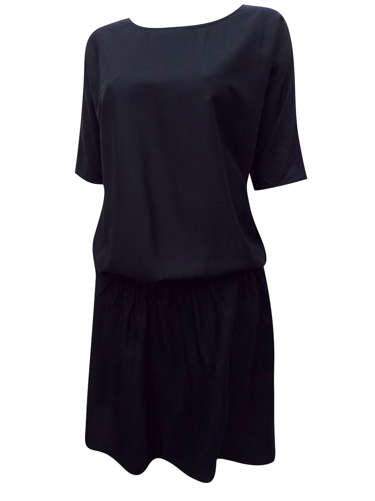 BPC Selection - - BPC BLACK Drop Waist Relax Jersey Dress - Plus Size ...