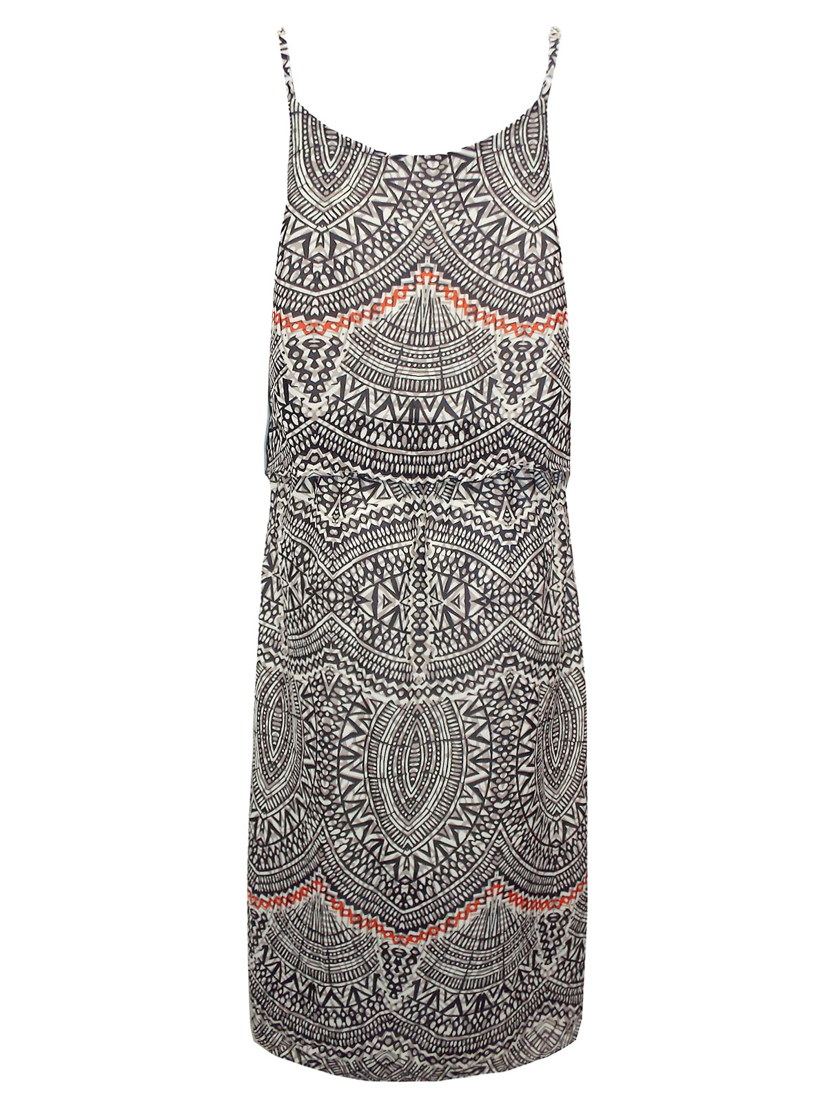 Damart - - Damart BLACK Printed Maxi Dress - Plus Size 12 to 22