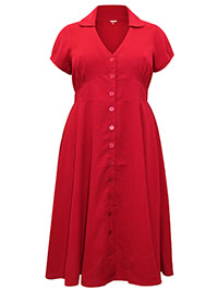 JB RED Very Vintage Dress - Plus Size 16