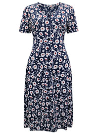 IRREGULAR - SS NAVY Lilian Tea Dress - Size 12 to 16