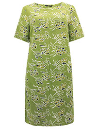 OLIVE Rose Stencil Dress - Size 10/12 to 14/16