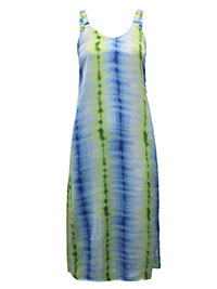 BLUE Tie Dye Strappy Sundress - Size 8 to 12 (S to L)
