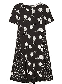 BLACK Simone Poppy Meadow Dress - Size 10 to 18