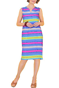 L.E. MULTI Kirkley Striped Dress - Plus Size 12 to 24
