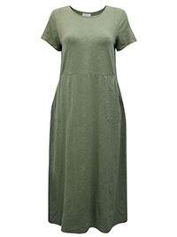 J.Jill SAGE Pure Cotton Pocket Maxi Dress - Size 4/6 to 22 (US XS to 2X)