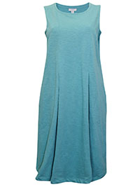 J.Jill AQUA Pure Cotton Sleeveless Pocket Swing Dress - Size 4/6 to 18/20 (US XS to XL)