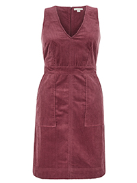 MSN ANTIQUE-ROSE Connie Corduroy Dress - Plus Size 14 to 22