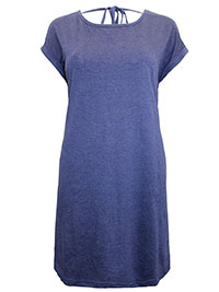 NAVY Cotton Rich Tie Back Dress - Size 6/8 to 26/28 (XS to 2XL)