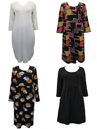 ASSORTED Boutique Stock Plain & Printed Dresses - Size 10 to 14