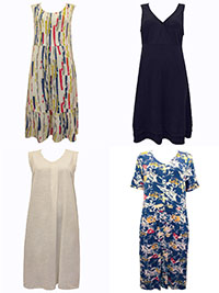 ASSORTED Boutique Stock Plain & Printed Dresses - Size 10/12 to 14