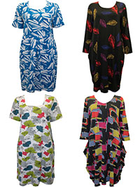 ASSORTED Boutique Stock Printed Dresses - Size 10/12 to 14