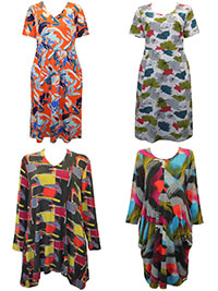 ASSORTED Boutique Stock Printed Dresses - Size 10/12 to 14