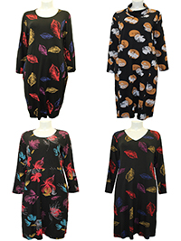 ASSORTED Boutique Stock Printed Long Sleeve Dresses - Size 10/12 to 16/18