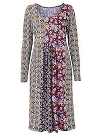 NAVY Patch Print Stud Dress - Plus Size 12 to 20