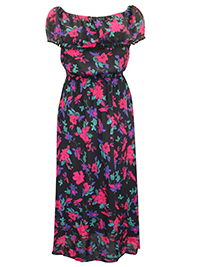 BLACK Bardot Maxi Dress - Size 10 to 32