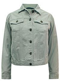 SAGE Pure Cotton Denim Jacket - Plus Size 16 to 20