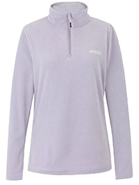 WISTERIA Sweethart Lightweight Half-Zip Fleece - Plus Size 24 to 26